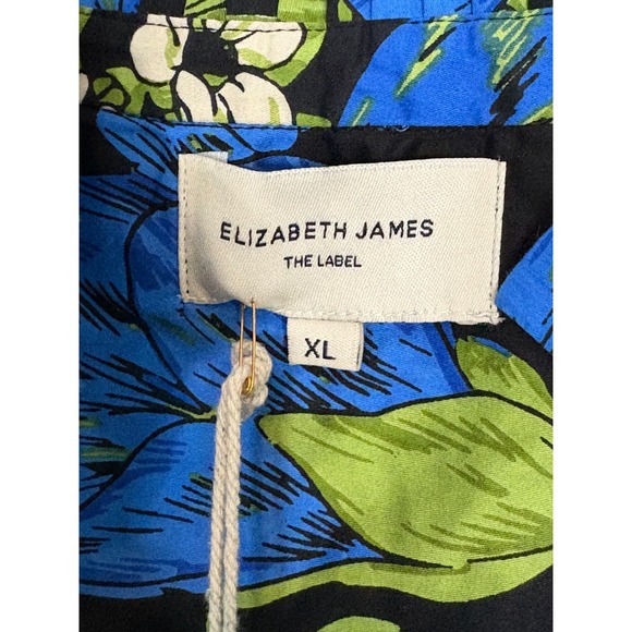 NWT Elizabeth James The Label Floral Pearl Buttons Bonnie Dress XL MSRP $350 - Picture 11 of 16